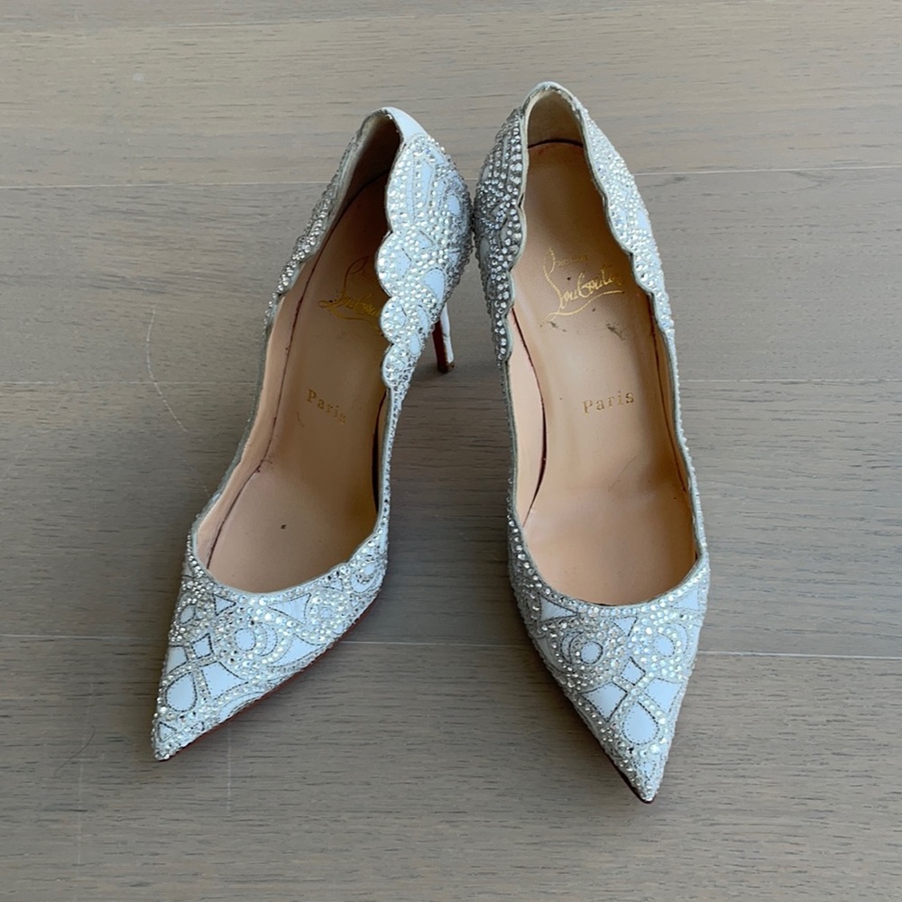 Christian Louboutin crystal heels